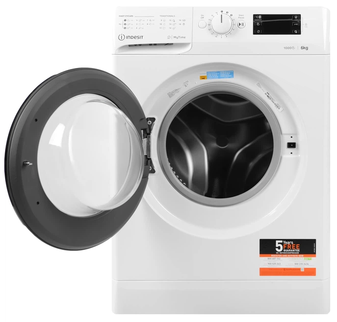 Пральна машина Indesit OMTWSE 61051 WK UA 6 кг фронтальна А+++ - зображення 2