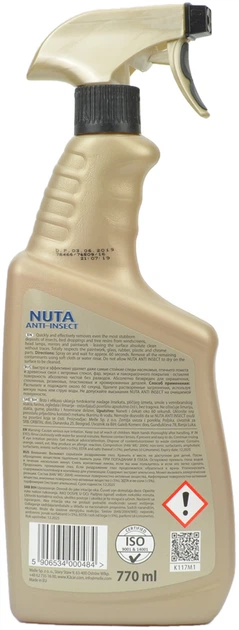 Płyn do mycia szyb K2 Nuta Anti-Insect K117M1 z antymyszami 750 ml (K20354) - obraz 2