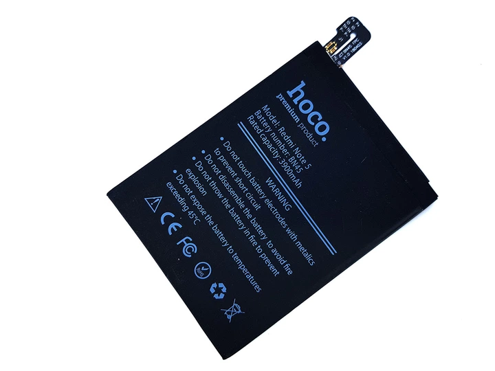 Аккумулятор (батарея) HOCO для Xiaomi BN45, Redmi Note 5 - Фото 3 Аккумулятор (батарея) HOCO для Xiaomi BN45, Redmi Note 5 - изображение 3