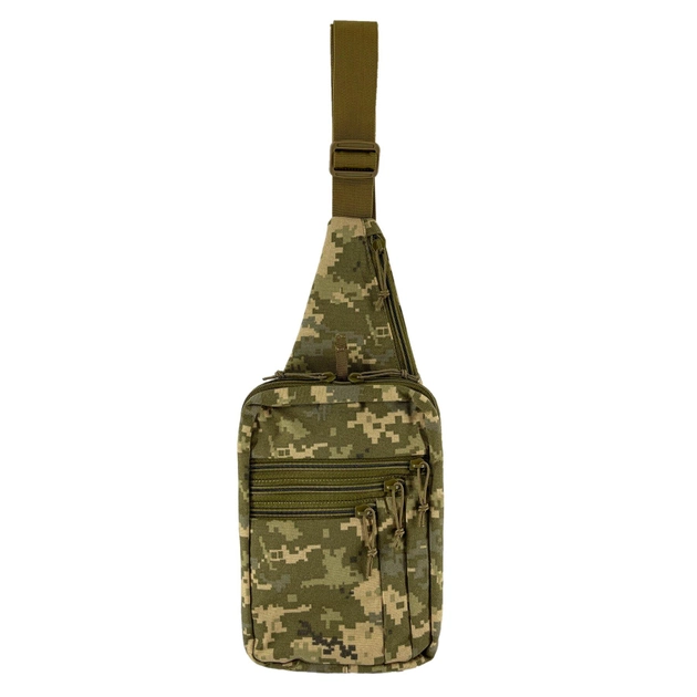 Сумка-кобура плечевая для скрытого ношения оружия ММ14 (Украинский пиксель) - изображение 1