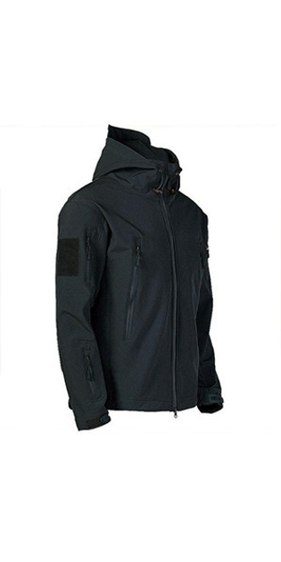 Куртка мужская SoftShell Черный M - изображение 2