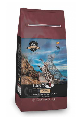 Сухий корм Landor (Ландор) ADULT FISH & RICE 10 кг для дорослих котів риба з рисом - Фото 1 Сухий корм Landor (Ландор) ADULT FISH & RICE 10 кг для дорослих котів риба з рисом - изображение 1