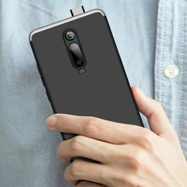 Захисний чохол GKK Double Dip Case для Xiaomi Mi 9T / Mi 9T Pro / Redmi K20 / Redmi K20 Pro - Silver / Black - зображення 4