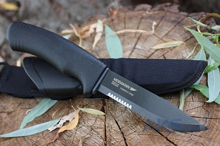 Нож Mora BushCraft BLACK SRT 12417 - изображение 2