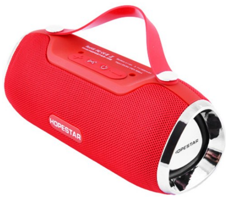 Портативная Bluetooth колонка Hopestar H40 original красная Aurora - изображение 2