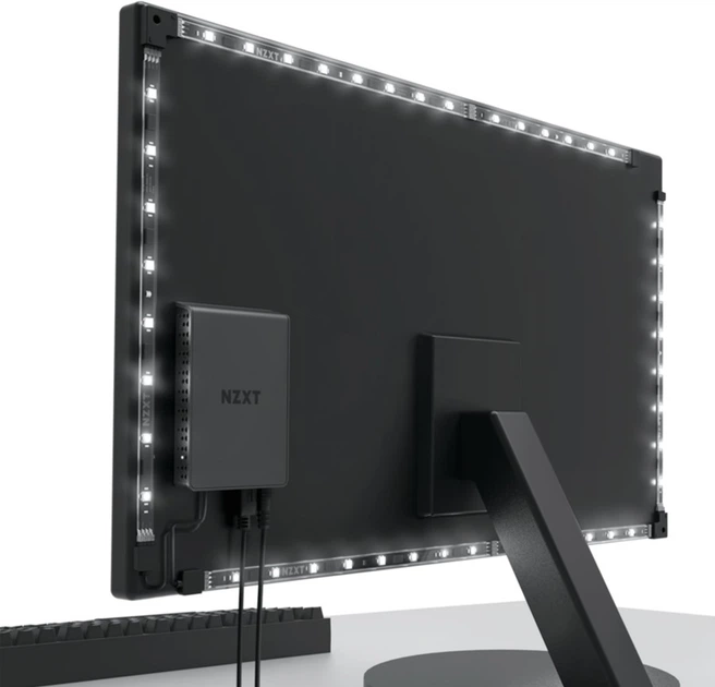 Контролер для ПК NZXT HUE 2 Ambient RGB Lighting Kit (21" — 25", 34" — 35" UltraWide) (AC-HUEHU-A2) - Фото 5 Контролер для ПК NZXT HUE 2 Ambient RGB Lighting Kit (21" — 25", 34" — 35" UltraWide) (AC-HUEHU-A2) - зображення 5