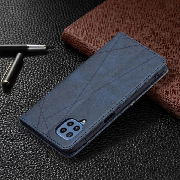 Чехол-книжка с кармашками UniCase Geometric Pattern для Samsung Galaxy M32 (M325) - Blue - изображение 6