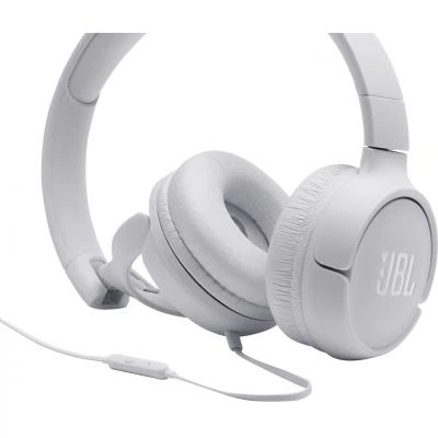 Навушники JBL T500 White (JBLT500WHT) - Фото 6 Навушники JBL T500 White (JBLT500WHT) - зображення 6