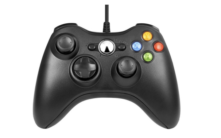 Проводной геймпад USB Controller Microsoft Xbox 360 Black / Windows PC - изображение 2