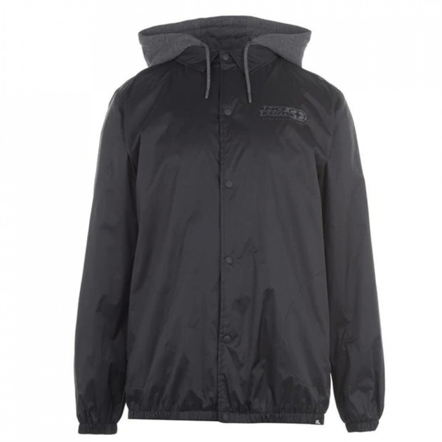 hooded coach jacket