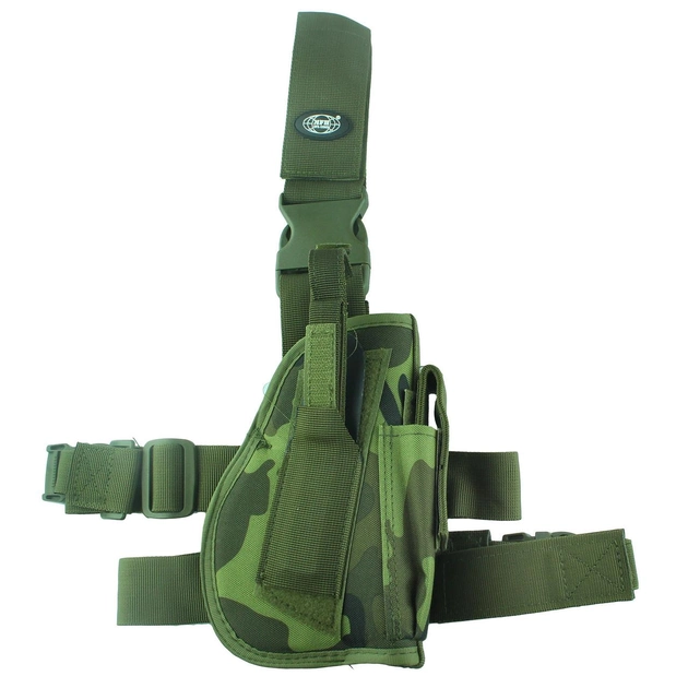 Кобура MFH тактическая набедренная цвет зеленый камуфляж (30725J) - изображение 1