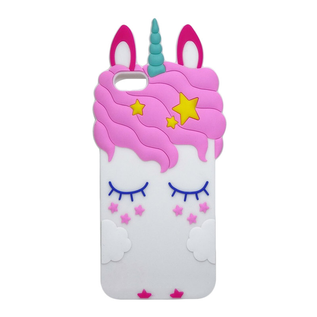 Чехол 3D Toy для Iphone 7 / 8 Бампер резиновый Единорог White - Фото 1 Чехол 3D Toy для Iphone 7 / 8 Бампер резиновый Единорог White - изображение 1