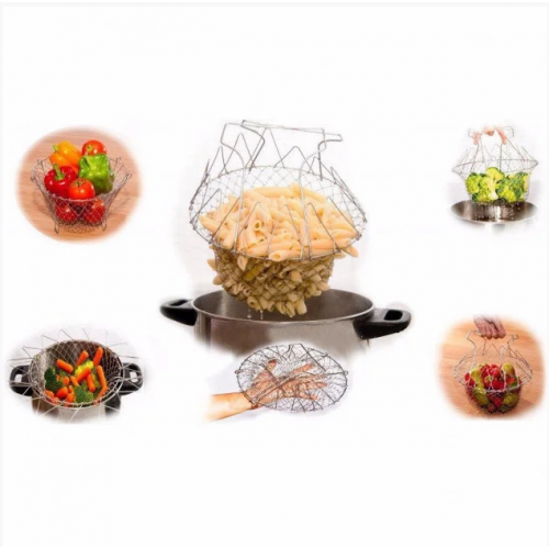 Складная решетка-дуршлаг Magic Kitchen Chef Basket 47308 - изображение 3