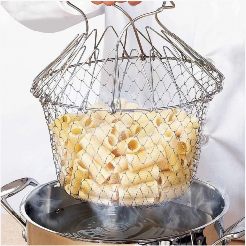 Складная решетка-дуршлаг Magic Kitchen Chef Basket 47308 - изображение 5