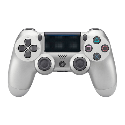 Геймпад Бездротовий Sony PlayStation 4 DualShock 4 Version 1 Silver Б/У - Фото 1 Геймпад Бездротовий Sony PlayStation 4 DualShock 4 Version 1 Silver Б/У - зображення 1