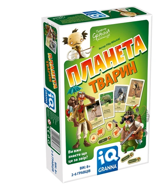 Настольная игра Granna Планета животных (82777) – фото, отзывы ...
