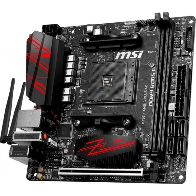 Материнська плата MSI B450I GAMING PLUS AC - зображення 3