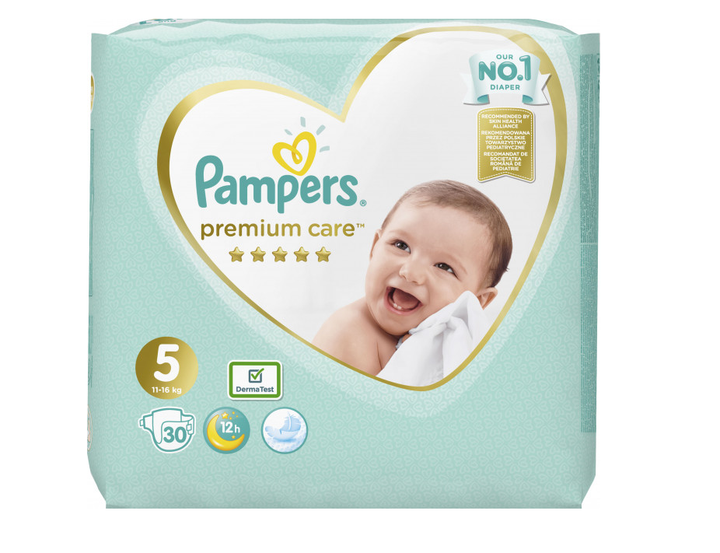 Підгузники Pampers Premium Care 5 11-16 кг (bc-345542) - Фото 1 Підгузники Pampers Premium Care 5 11-16 кг (bc-345542) - изображение 1