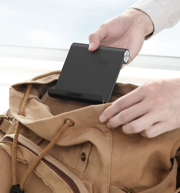 Тримач для телефону/планшета Ugreen LP115 Multi-Angle Adjustable Stand for iPad Black (UGR-50748) - зображення 7