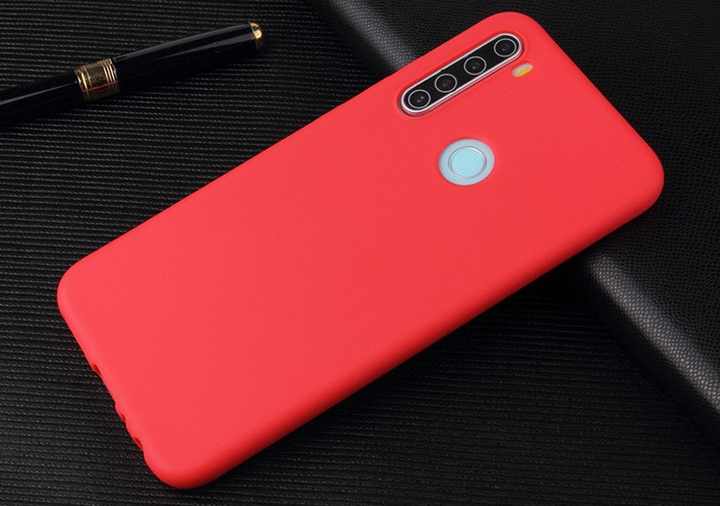 Чехол Soft Touch для Xiaomi Redmi Note 8T силикон бампер красный – фото ...