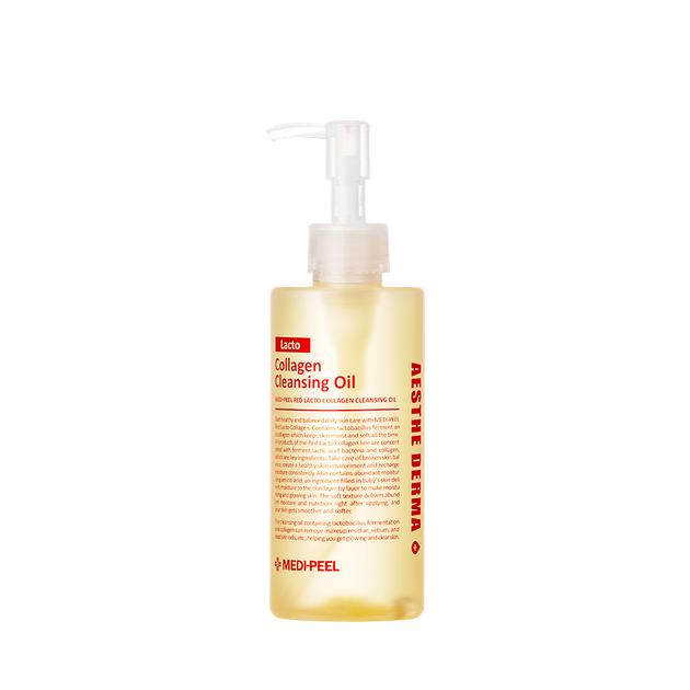 Гидрофильное масло с пробиотиками и коллагеном MEDI-PEEL Red Lacto Collagen Cleansing Oil 200 ml - Фото 2 Гидрофильное масло с пробиотиками и коллагеном MEDI-PEEL Red Lacto Collagen Cleansing Oil 200 ml - зображення 2