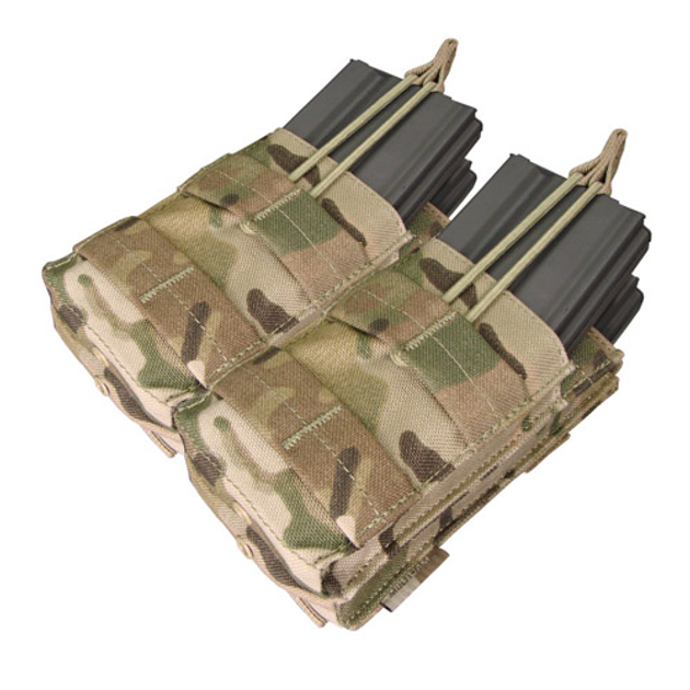 Підсумок Condor Double Stacker M4 Mag Pouch MA43 Crye Precision MULTICAM - зображення 1