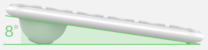 Клавіатура бездротова Xiaomi MiiiW AIR85 Bluetooth/Wireless White (MWXKT01 White) - зображення 4