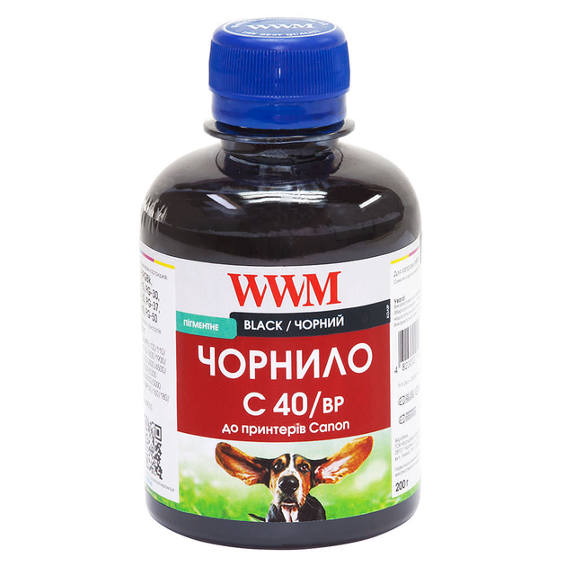 Чернила для Canon PIXMA MP180 WWM C40 Black 200г C40/BP – фото, отзывы ...