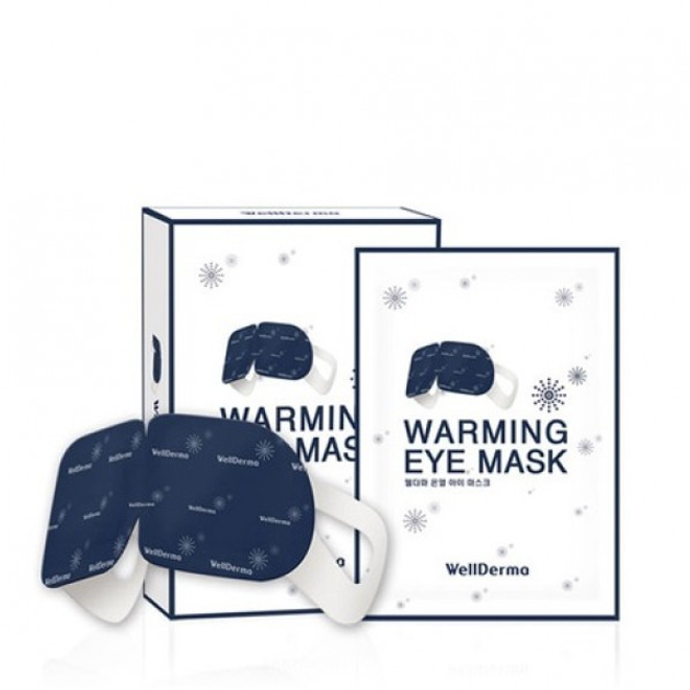 Согревающая маска для расслабления глаз WELLDERMA Warming Eye Mask от ...