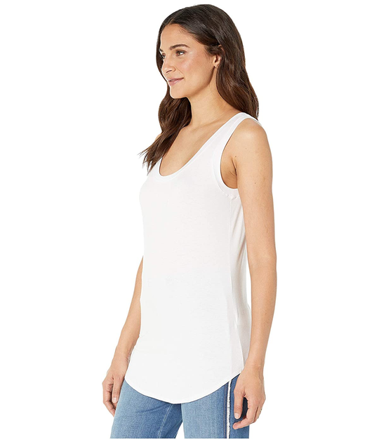 Майка Michael Stars Lightweight Viscose Long Shirtail Tank Top