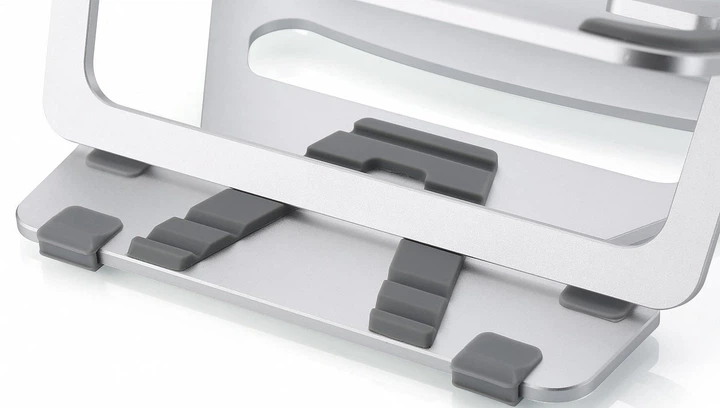 Подставка для ноутбука WIWU S100 Laptop Stand - Silver (7264) - Фото 2 Подставка для ноутбука WIWU S100 Laptop Stand - Silver (7264) - изображение 2