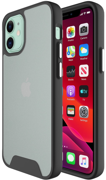 Матовый прозрачный противоударный чехол STR Space Case for iPhone 11 ...