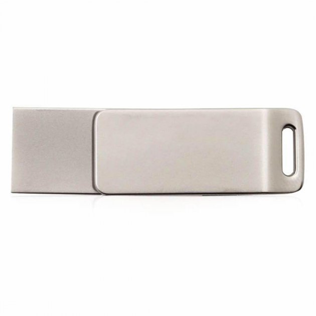 Флешка для iPhone/iPad MIC Metallic (Lightning/USB) 32GB - изображение 2