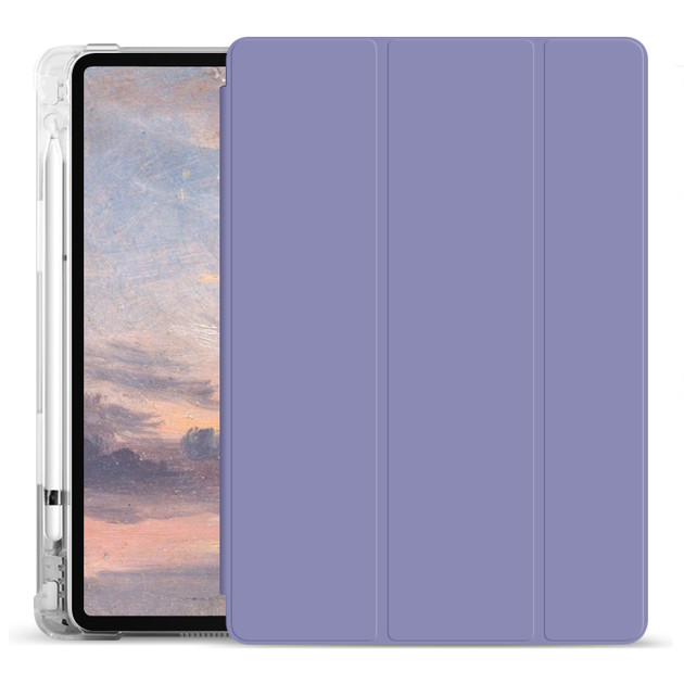 Силиконовый чехол-книжка с держателем для стилуса STR Air Protection Case for iPad Pro 11 (2018 | 2020 | 2021 | 2022) - Lavender - Фото 2 Силиконовый чехол-книжка с держателем для стилуса STR Air Protection Case for iPad Pro 11 (2018 | 2020 | 2021 | 2022) - Lavender - изображение 2