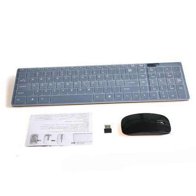 Бездротова клавіатура і миша keyboard HLV K06 - зображення 6