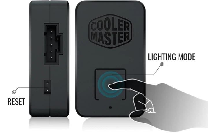 Набор вентиляторов Cooler Master MasterFan MF120 HALO RGB 3 шт