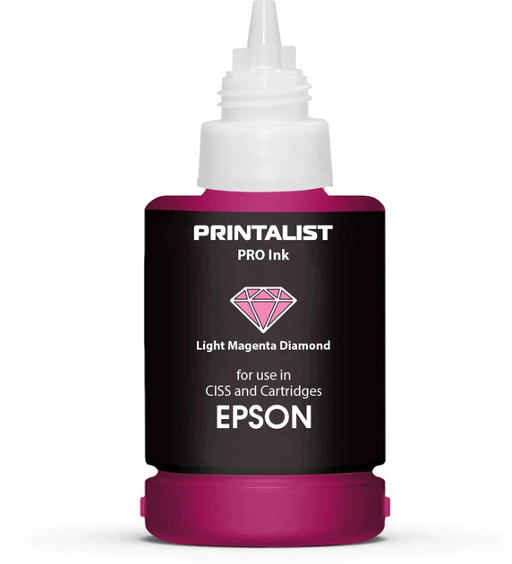 Чернила Printalist для Epson 140 мл Light Magenta (PL-INK-EPSON-LM) - изображение 2