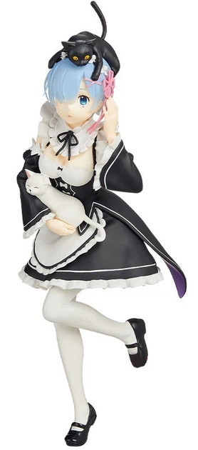Фигурка Banpresto Rеm Re Zero Рем Жизнь в альтернативном мире с нуля с котами 22.0 см (E87A08B60E7B) - изображение 5