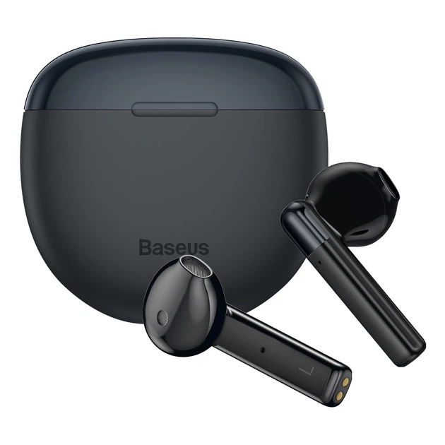 Беспроводные Bluetooth наушники Baseus Encok AirNora TWS W2 Черный - Фото 6 Беспроводные Bluetooth наушники Baseus Encok AirNora TWS W2 Черный - изображение 6