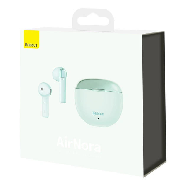 Беспроводные Bluetooth наушники Baseus Encok AirNora TWS W2 Салатовый - Фото 8 Беспроводные Bluetooth наушники Baseus Encok AirNora TWS W2 Салатовый - изображение 8