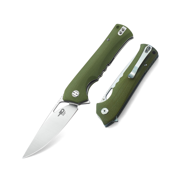 Карманный туристический складной нож Bestech Knife Muskie Green BG20B-1 - изображение 1