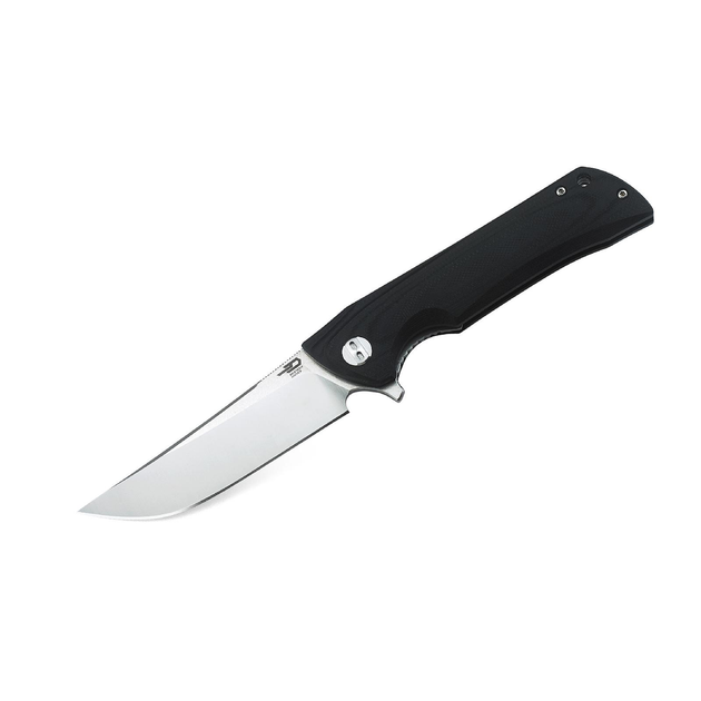 Кишеньковий туристичний складаний ніж Bestech Knife Paladin Black BG13A-1 - зображення 1