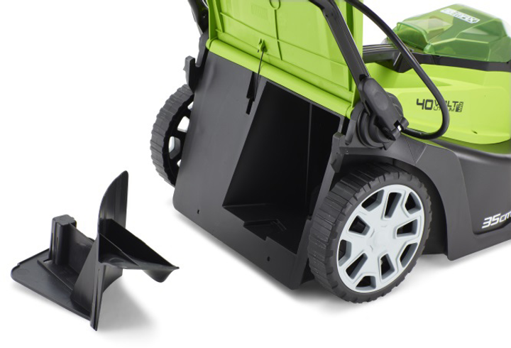 Газонокосилка аккумуляторная Greenworks G40LM35 (2501907) - изображение 3