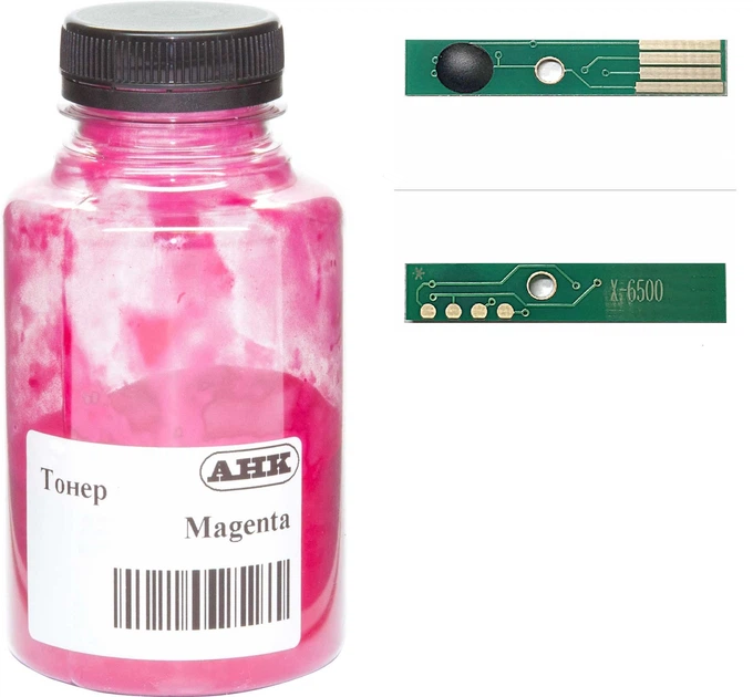 Тонер и Чип для Xerox Magenta (106R02250) АНК Magenta 120г 3202902 - Фото 1 Тонер и Чип для Xerox Magenta (106R02250) АНК Magenta 120г 3202902 - изображение 1