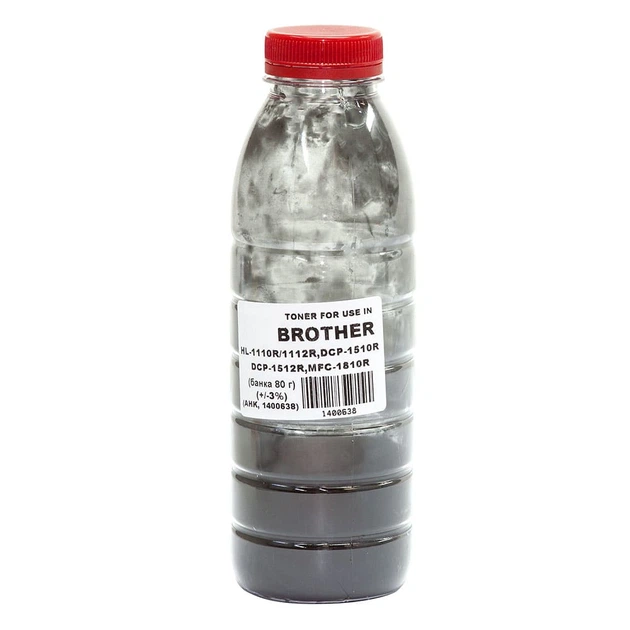 Тонер для Brother DCP-1510, DCP-1510E, DCP-1510R АНК Black 80г 1400638 - Фото 1 Тонер для Brother DCP-1510, DCP-1510E, DCP-1510R АНК Black 80г 1400638 - изображение 1