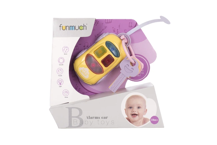 Музична іграшка Funmuch Ключі з машинкою зі світловими ефектами (TOYSFM777-13) - зображення 2