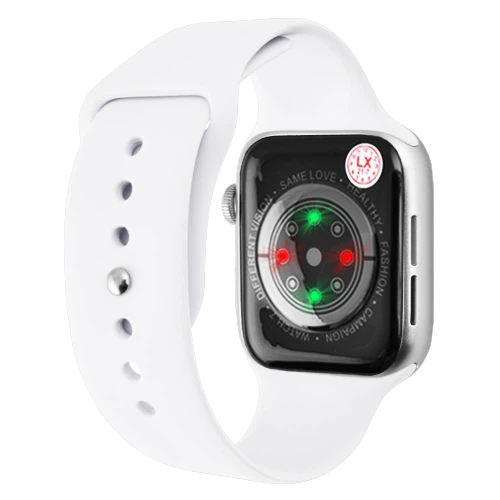 Розумний смарт годинник Smart Watch 44mm Bluetooth LUX32 PRO Series 6 Aluminium + 2 РЕМІШКА (додаток RDFIT) SILVER - Фото 3 Розумний смарт годинник Smart Watch 44mm Bluetooth LUX32 PRO Series 6 Aluminium + 2 РЕМІШКА (додаток RDFIT) SILVER - зображення 3