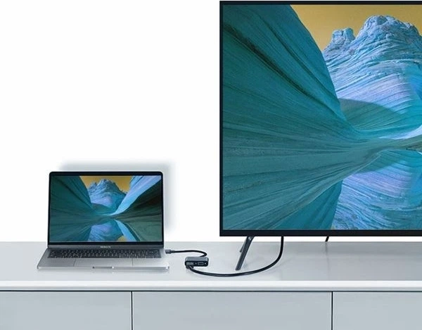 Кабель Ugreen CM162 Type-C M - HDMI+VGA Adapter with PD Silver (UGR-50505) - зображення 4