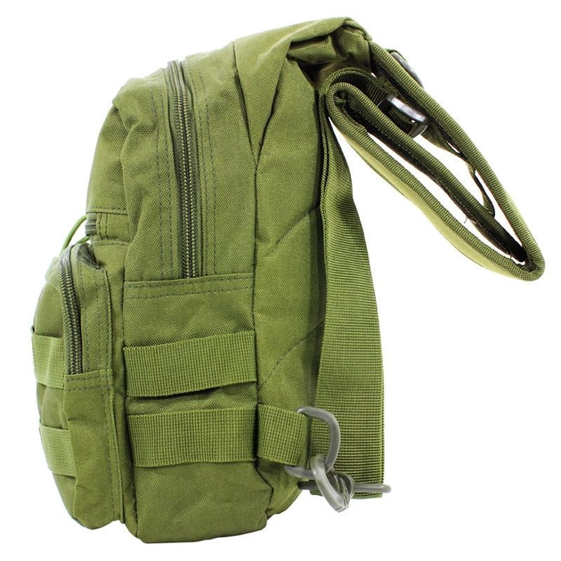 Рюкзак тактичний на одне плече AOKALI Outdoor A14 2L Green (K/OPT2-5368-16910) - зображення 2