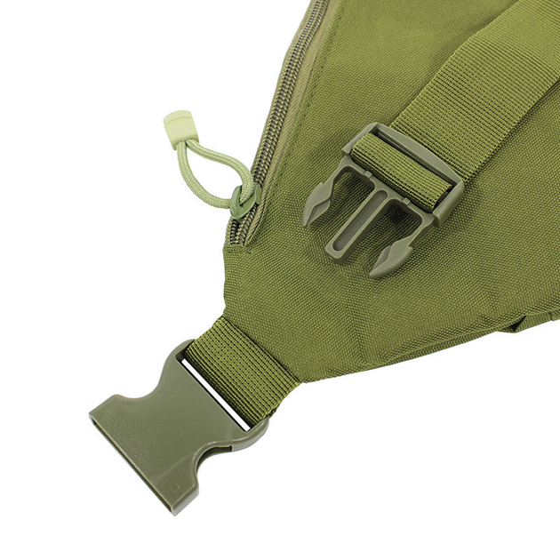 Рюкзак тактичний на одне плече AOKALI Outdoor A38 5L Green (K/OPT2-5370-16913) - зображення 2